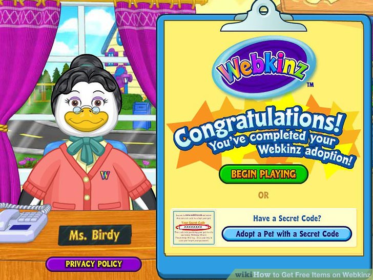 Webkinz pets with codes